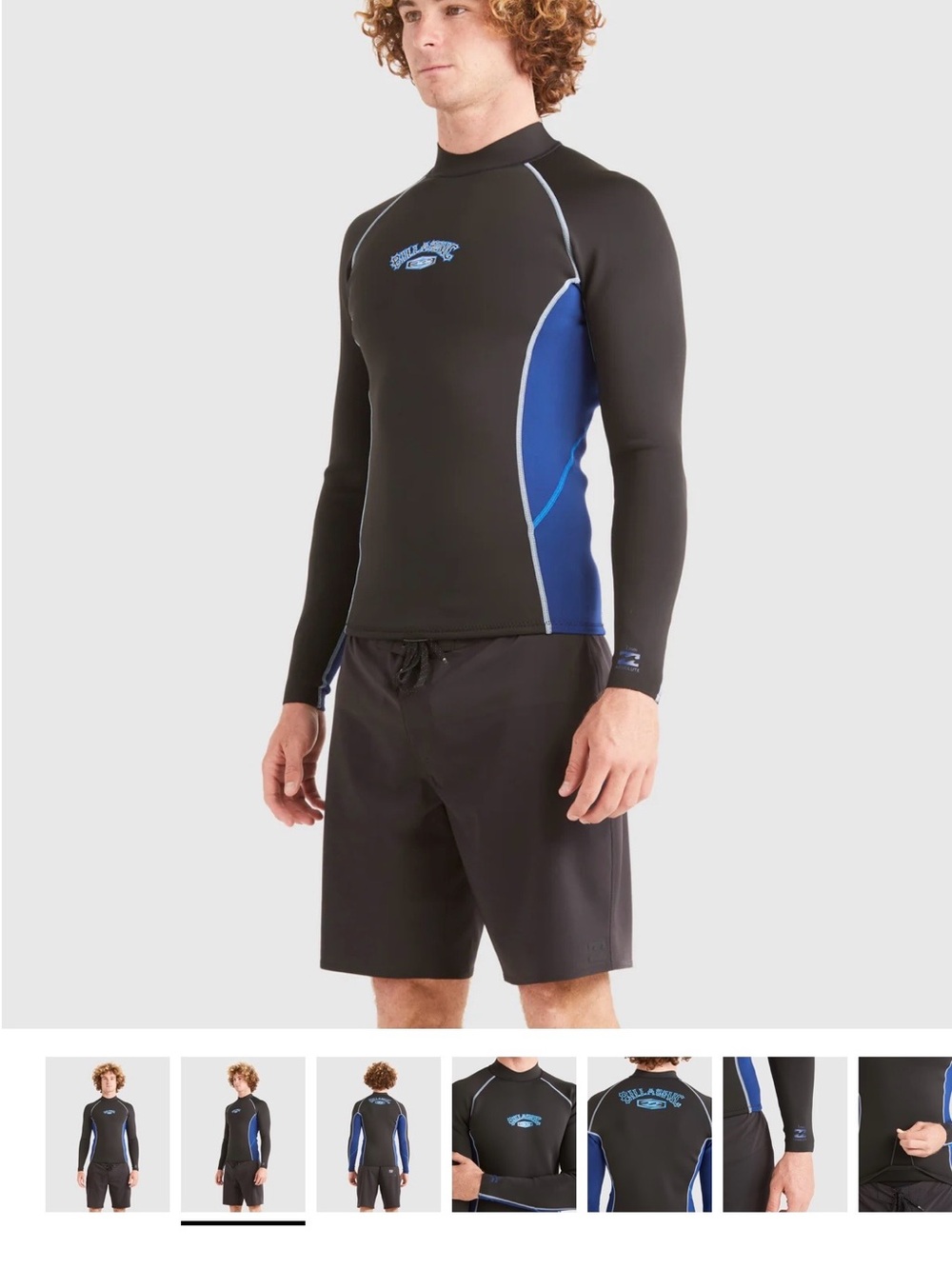 Billabong Men's 1mm long sleeve wetsuit top